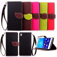 High Quality Wallet Card Holder PU Leather Flip Case Cover for Sony Xperia Z4/Z3/Z3 Mini/E3/E4(Assorted Colors)