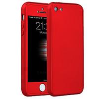 High Premium PC Full Body Cover with Tempered Glass Film Case for iPhone 5/5S/SE