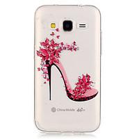 High-heeled shoes PatternTransparent Soft TPU Back Case for Galaxy Grand Prime/Galaxy Core Prime