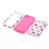 High Quality Snap-on PC Silicone Hybrid Combo Armor Case Cover for iPhone 5C(Assorted Color)