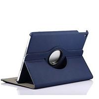 High Quality Solid Color PU Leather Spin Full Body Case for iPad Air