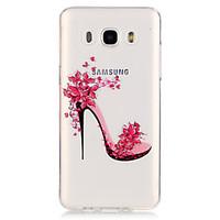 High-Heeled Shoes Pattern TPU Material Phone Case for Galaxy J5/J510/G360/G530