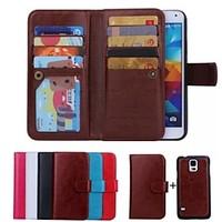 High-Grade Genuine Leather Mobile Phone Holster Full Body Case Shatter-Resistant Case for Samsung Galaxy S5 I9600