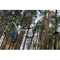 High Ropes Experience from Interlaken Including BASE Jump Simulator and Zipline