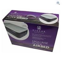 Hi Gear High Rise Flock Airbed - Colour: Grey And Black