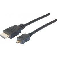 High Speed HDMI to Micro HDMI Cord with Ethernet- 1m