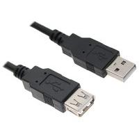 hi speed usb extension cable a male a female 18 m black in