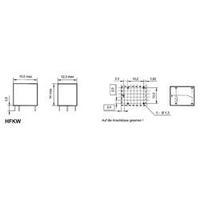 High-current relay series HFKW HFKW/012-1Z W 12 Vdc 1 CO, SPDT