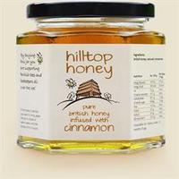 hilltop honey british honey with cinnamon 227g