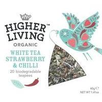 Higher Living White Tea Strawberry Chilli 20bag