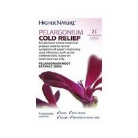 Higher Nature Pelargonium Cold Relief 21 tablet