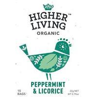 higher living peppermint licorice 15bag