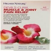 Higher Nature Devil\'s Claw Mus & Joint Relie 40 Tablets