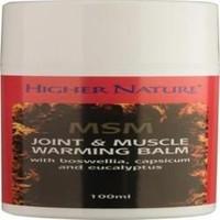 Higher Nature Msm Joint And Muscle Balm 100 ML