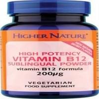 Higher Nature Sublingual Vitamin B12 200ug 30 g