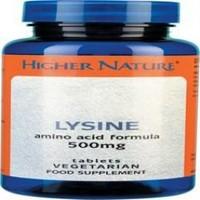 Higher Nature Lysine 500mg 90 Tablets