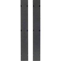 hinged covers for netshelter sx 750mm wide 42u vertical cable manager  ...