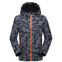 Hiking Softshell Jacket Men\'s Waterproof / Breathable / Thermal / Warm / Windproof / Wearable Spring / Summer / Fall/