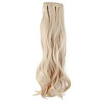 High Quality Synthetic 45 cm Clip-In Silky Wavy Hair Extension 6 Colors to Choose