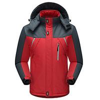 Hiking Softshell Jacket Unisex Waterproof / Breathable / Thermal / Warm / Windproof / Wearable NylonRed / Black /