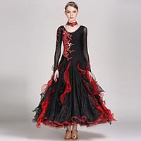 High-quality Spandex/Tulle with Rhinestones Modern Performance Dresses