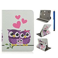 High Quality 360 Degree Rotation PU Leather with Stand Case for 7 Inch and 8 Inch Universal and Pen Tablet