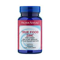 Higher Nature True Food Zinc, Vanilla, 30Tabs