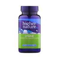 Higher Nature Lysine, 500mg, 90Tabs