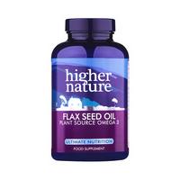 Higher Nature Flax Seed Oil Capsules, 1000mg, 60Caps