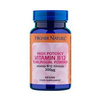 Higher Nature Vitamin B12 Sublingual Powder, 200mcg, 30gr