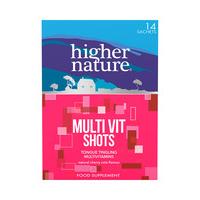 Higher Nature Multi Vit Shots, Cherry Cola, 14Schts