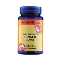 Higher Nature High Strength Ginger, 300mg, 60VCaps