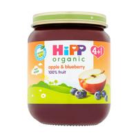 hipp organic 4months apple blueberry dessert