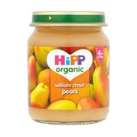 hipp organic 4months william christ pears