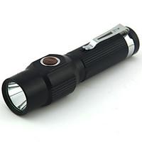 High Quality 2000LM CREE XM-L2 LED Flashlight Mini Portable Rechargeable 3 mode Light Torch With Charge Interface (Bare machine)