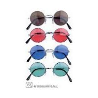 Hippie Glasses Round Coloured Disguise Novelty Glasses Specs & Shades For Fancy