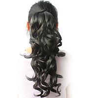 high quality synthetic 1694 curly black ponytail