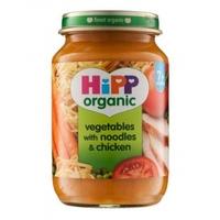 hipp vegetables with noodles chicken 10 220g x 6