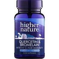 Higher Nature Quercetin & Bromelain Pack of 60