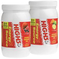 high 5 energy source advanced sports drink mix 1000g summer fruits