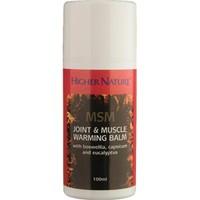 Higher Nature MSM Joint &amp; Muscle Warming Balm 100ml
