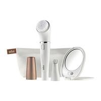High Quality Braun Face 831 Beauty edition - Facial cleansing brush and epilator with lighted mirror and beauty pouch