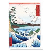 Hiroshige\'s \'Sea in Suruga\' Greeting Card