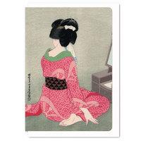 Hirano Hakuho\'s \'Beauty and Mirror\' Greeting Card