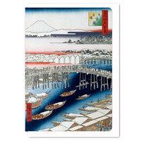 Hiroshige\'s \'Clearing after Snow\' Greeting Card