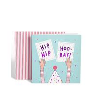 Hip Hip Hoo-Ray Birthday Card