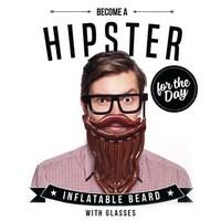 Hipster for the Day - Inflatable Beard with Glasses