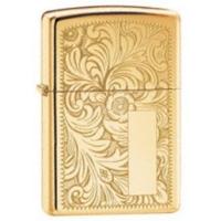 High Polish Brass Venetian Zippo Lighter