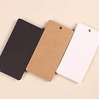 High Quality Kraft Paper Hang Tags Lables for Bookmark Gift Bakery Packaging Favors Wedding Party Price Cards(Set of 50)