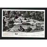 Historic black and white picture postcard (postally unused), Field Studies Council, Juniper Hall Field Centre, Dorking, Surrey